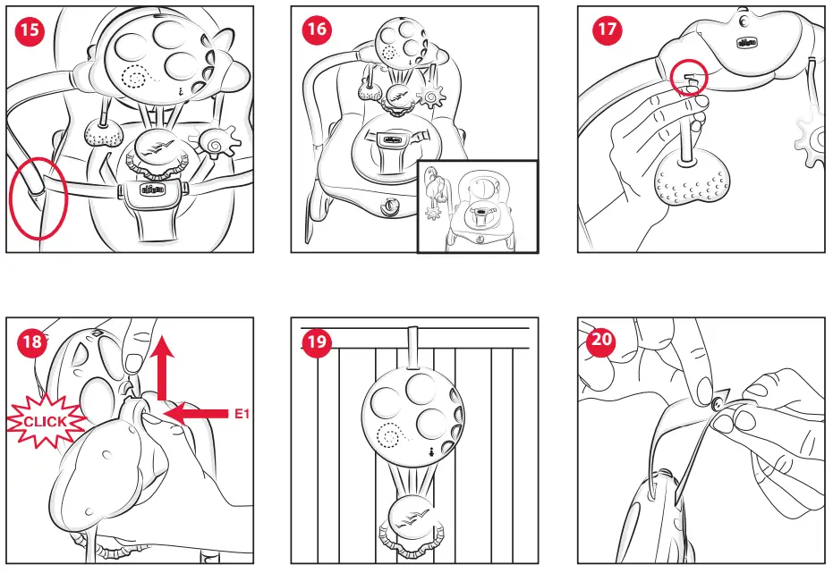 Chicco 00079652390000 Balloon Baby Bouncer - Fig 5