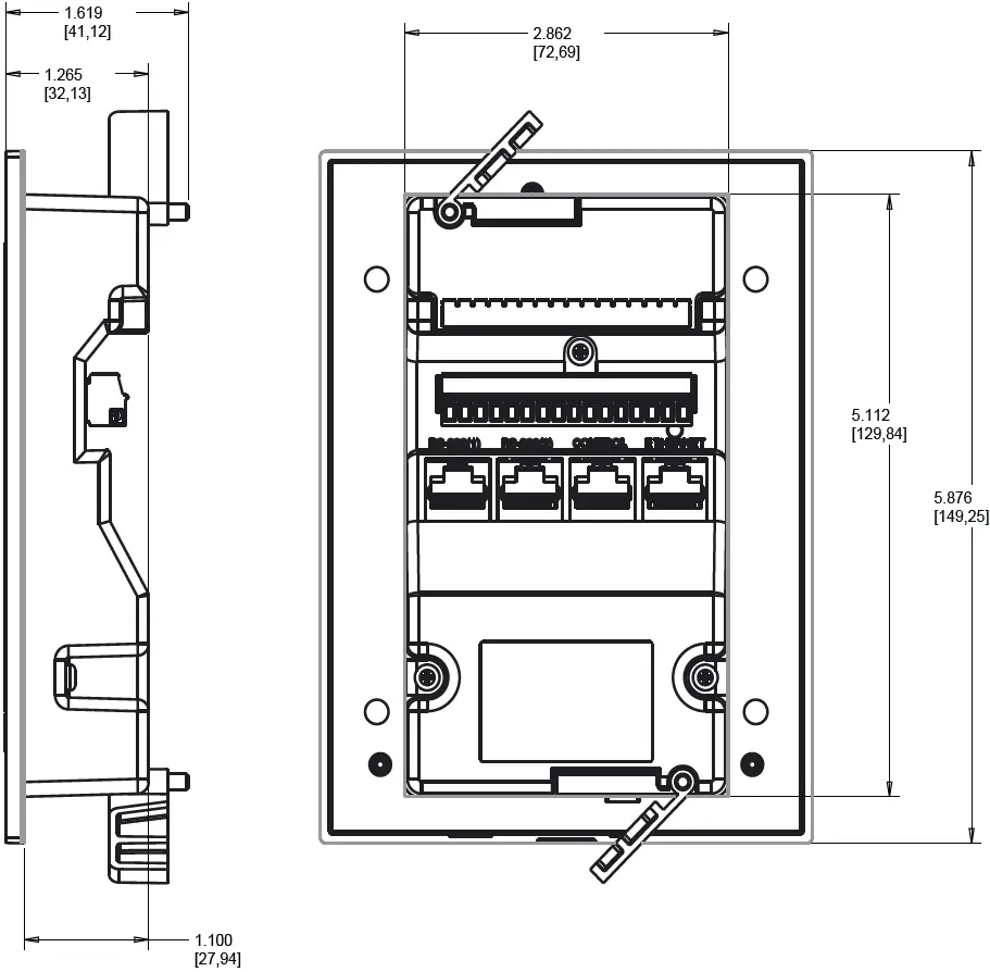 RTI KX4 4 Inch Advanced In-Wall Controller 02