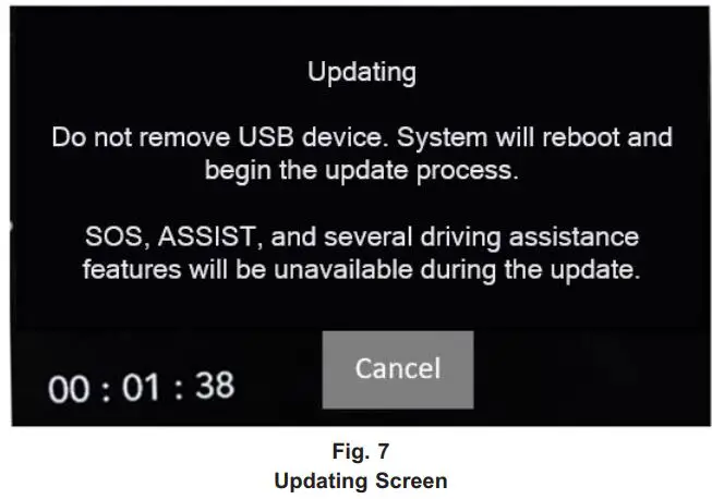 STELLANTIS UAQ Radio Software Level Screen User Manual - Fig. 7