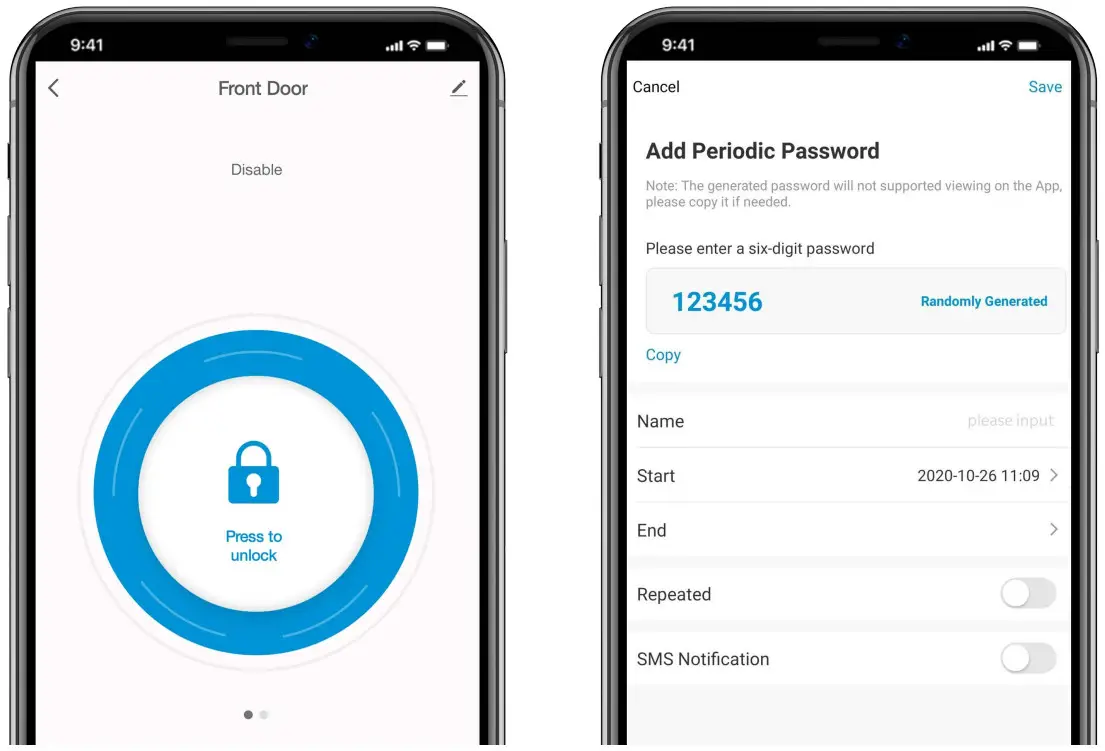 ZKTeco ML100 Wi Fi Enabled Fingerprint Smart Lock - Mobile Application 2