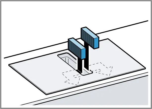 BOSCH PIE8..B15 - Changing the odour filter 3