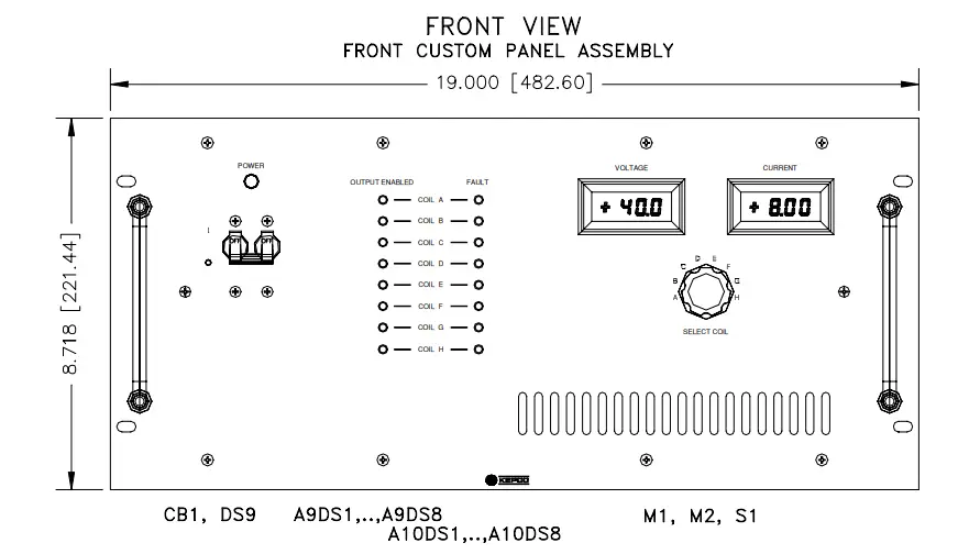 KEPCO 26372 Eight Output Power Assembly - view 2