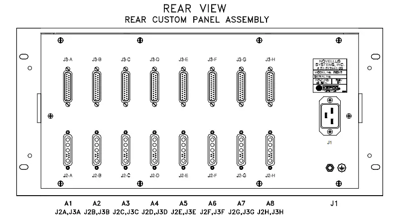 KEPCO 26372 Eight Output Power Assembly - view 3