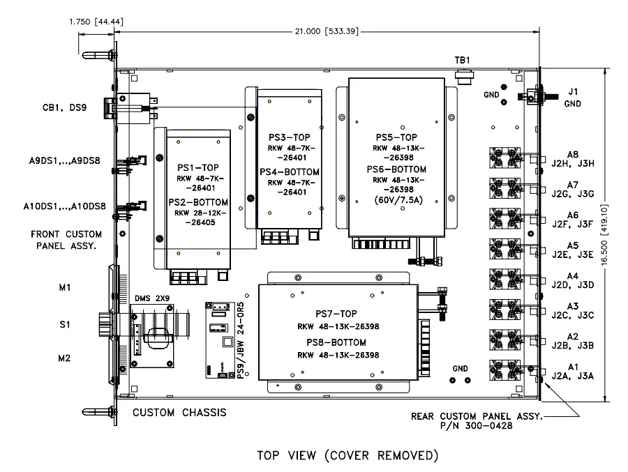 KEPCO 26372 Eight Output Power Assembly - view