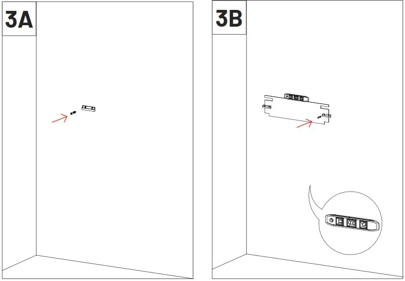 VICOUSTIC DC3 Multifuser Black - Installation up to three panels 1