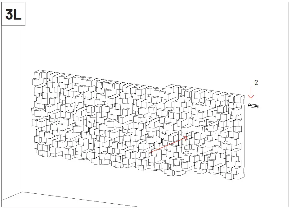 VICOUSTIC DC3 Multifuser Black - Installation up to three panels 10