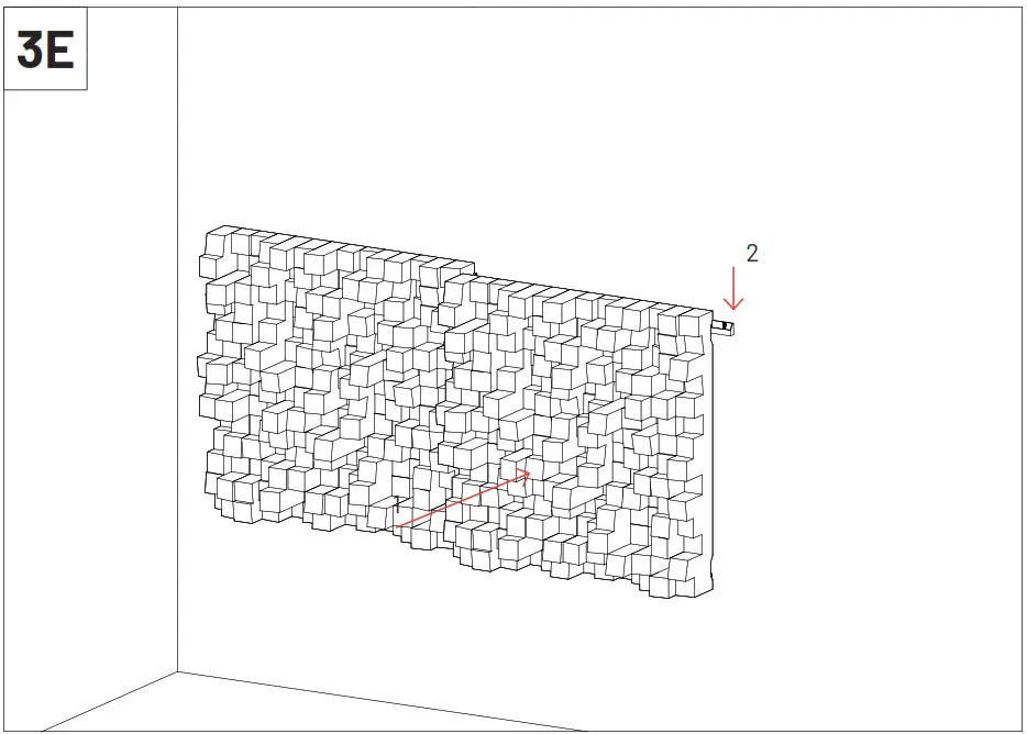 VICOUSTIC DC3 Multifuser Black - Installation up to three panels 4