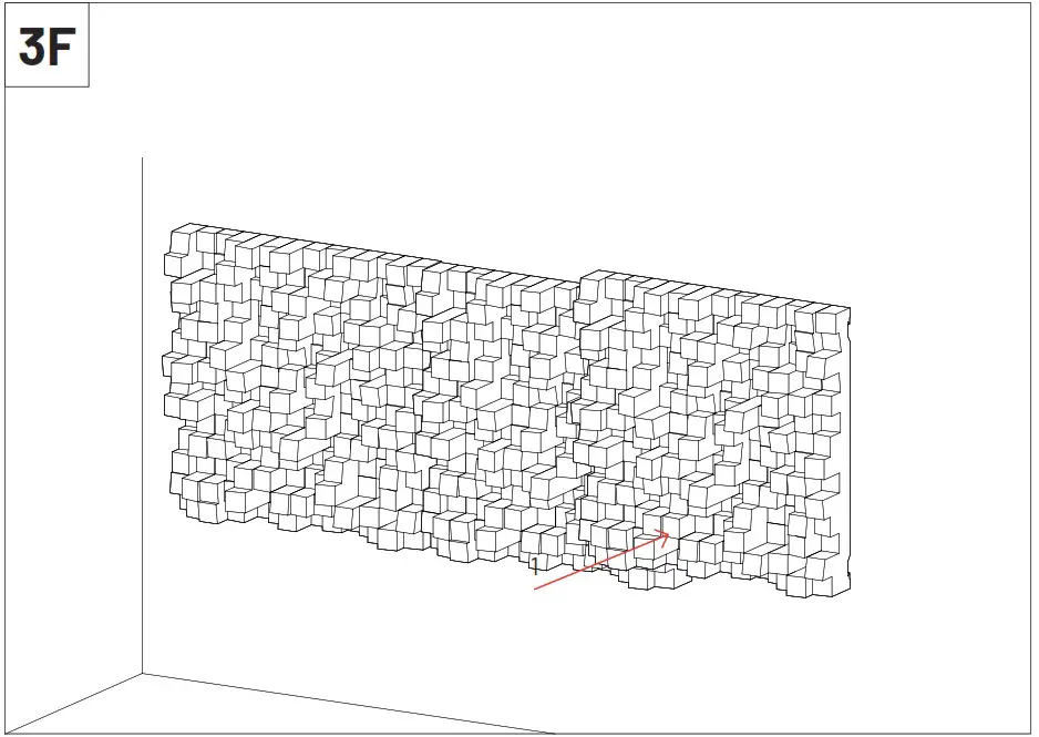 VICOUSTIC DC3 Multifuser Black - Installation up to three panels 5