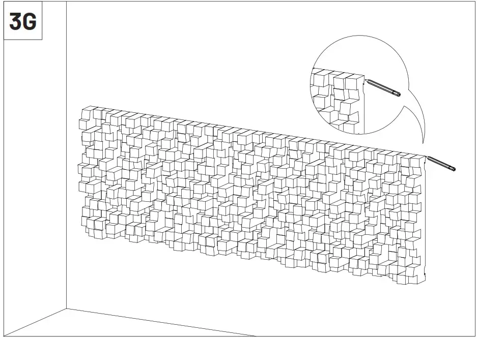 VICOUSTIC DC3 Multifuser Black - Installation up to three panels 6