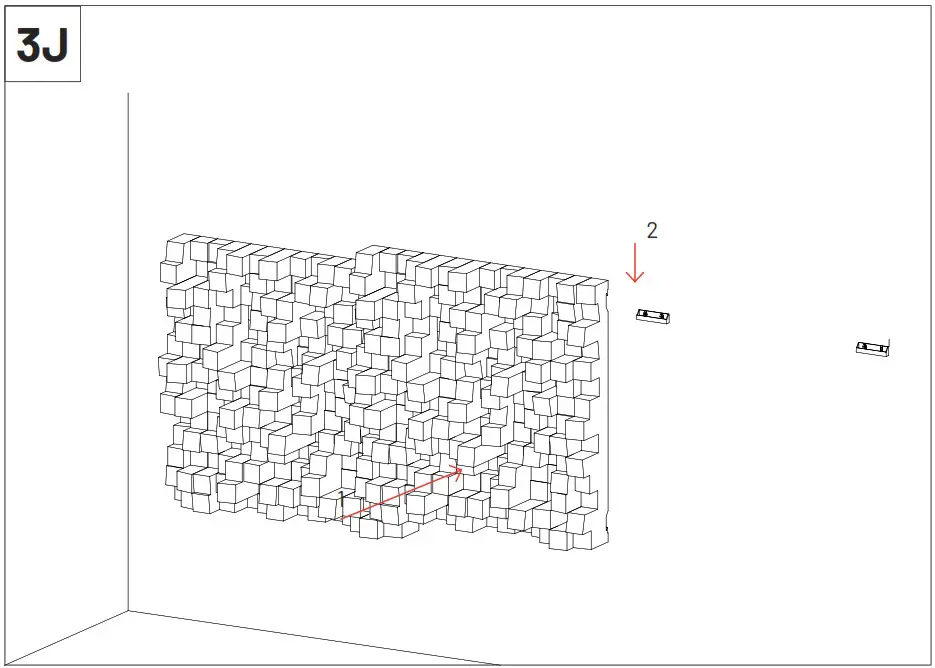 VICOUSTIC DC3 Multifuser Black - Installation up to three panels 9