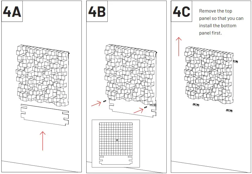 VICOUSTIC DC3 Multifuser Black - Vertical Installation 1