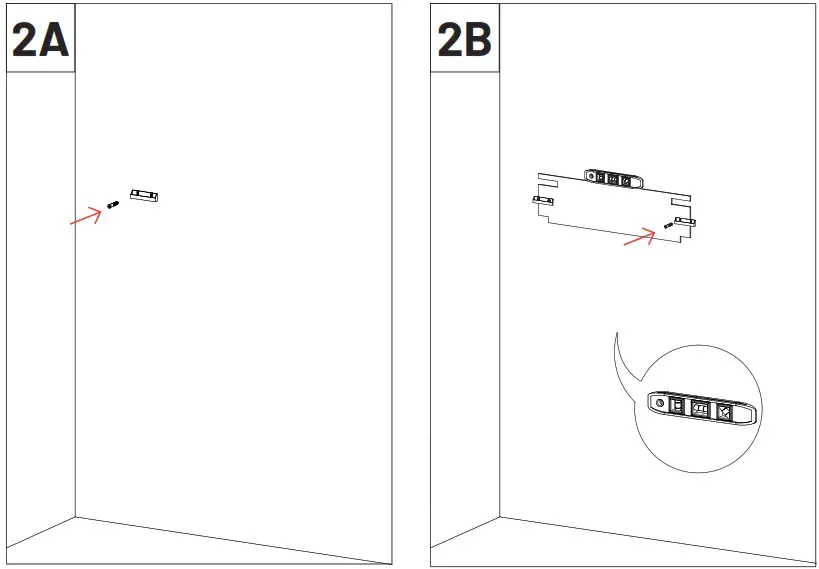 VICOUSTIC DC3 Multifuser Black - Wall installation 1