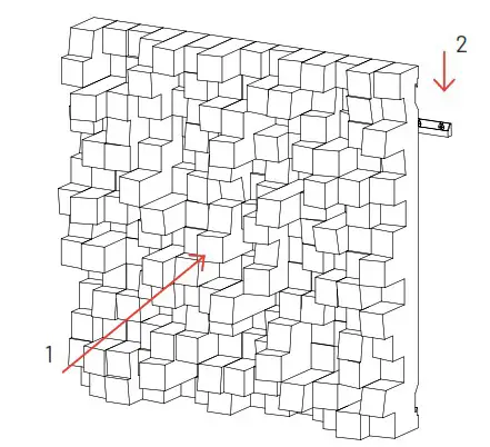 VICOUSTIC DC3 Multifuser Black - Wall installation 2