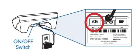 MobileHelp Classic In-Home Wireless System - Base Station