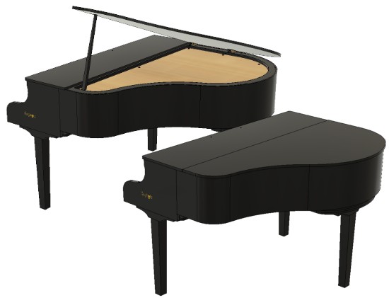 Keyhole 50 TurnKey Piano Shell - cover