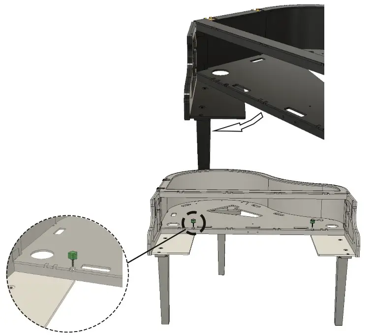 Keyhole 50 TurnKey Piano Shell - instructions 2