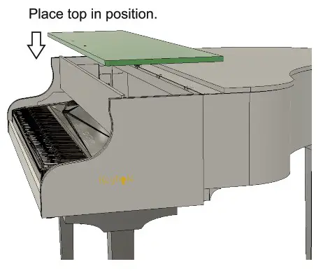 Keyhole 50 TurnKey Piano Shell - instructions 6