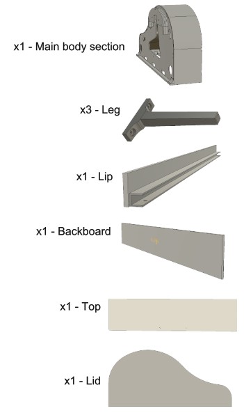 Keyhole 50 TurnKey Piano Shell - packaging 1