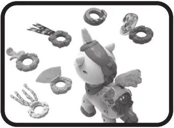 vtech Style and Glam On Unicorn - PRODUCT FEATURES 2