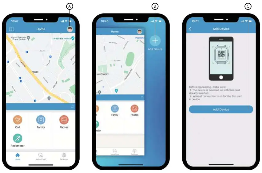 Registering the Watch into the App