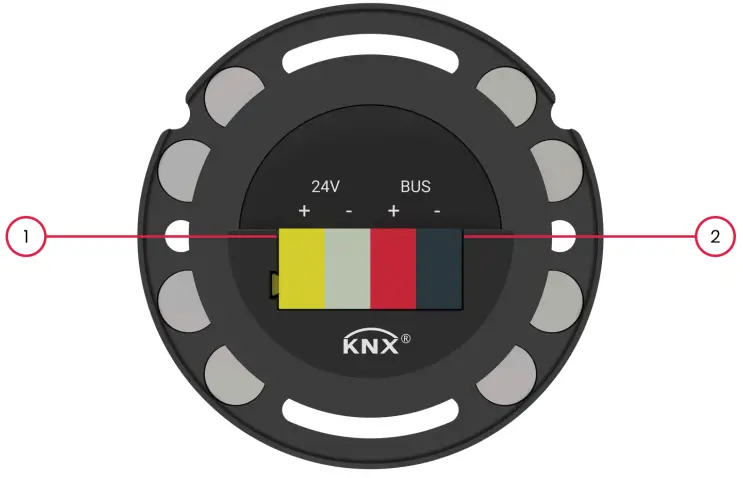 Tyba TY B KNX Bus Connector KNX - Physical Details Rear