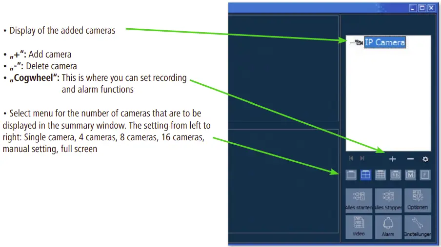 Operating the camera