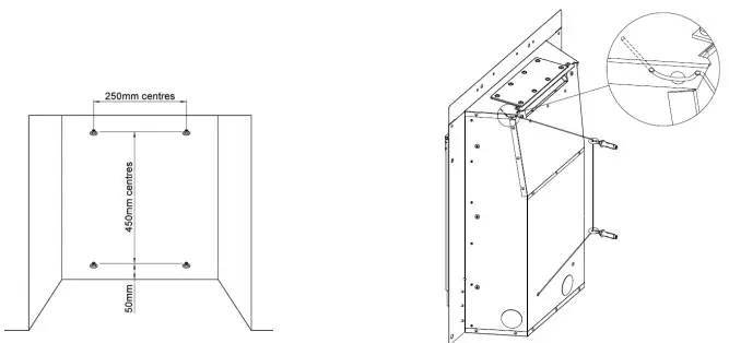 bemodern BM-05XXX1 Full Depth HE Gas Fire - Diogram1