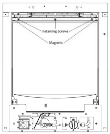 bemodern BM-05XXX1 Full Depth HE Gas Fire - glass panel