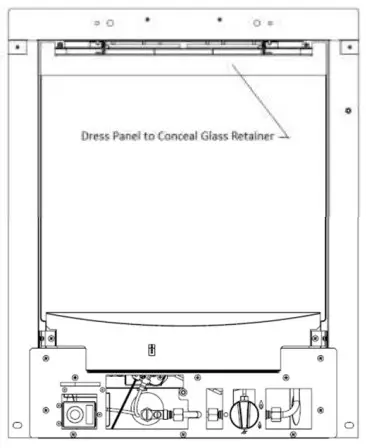 bemodern BM-05XXX1 Full Depth HE Gas Fire - glass panel