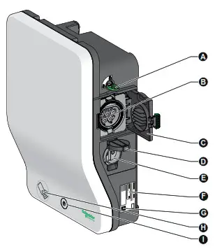 Schneider Electric EVB1A22P EVlink Smart Wallbox - Description1
