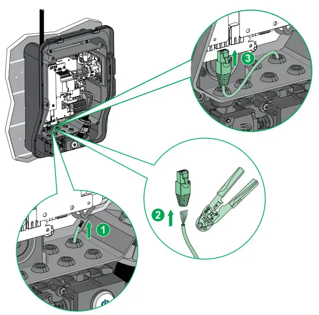 Schneider Electric EVB1A22P EVlink Smart Wallbox - Diogram11