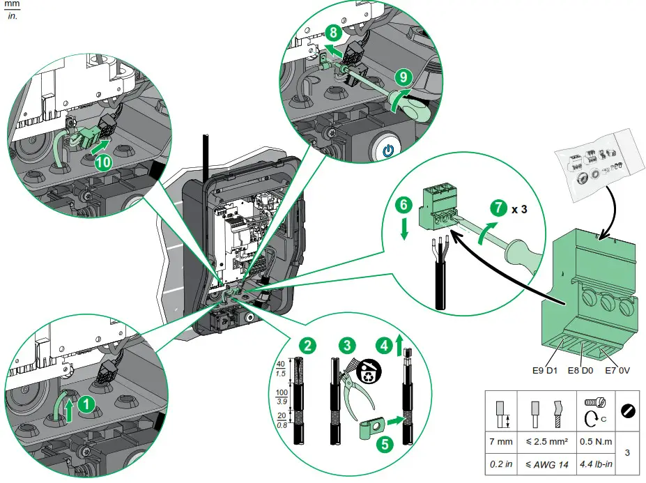 Schneider Electric EVB1A22P EVlink Smart Wallbox - Diogram12