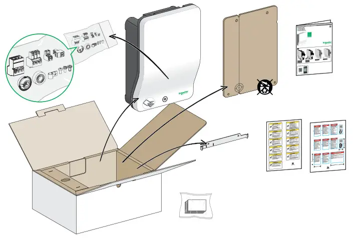 Schneider Electric EVB1A22P EVlink Smart Wallbox - Diogram2