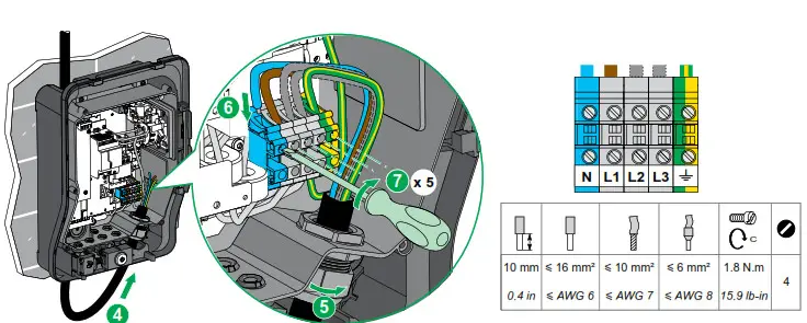Schneider Electric EVB1A22P EVlink Smart Wallbox - Diogram23