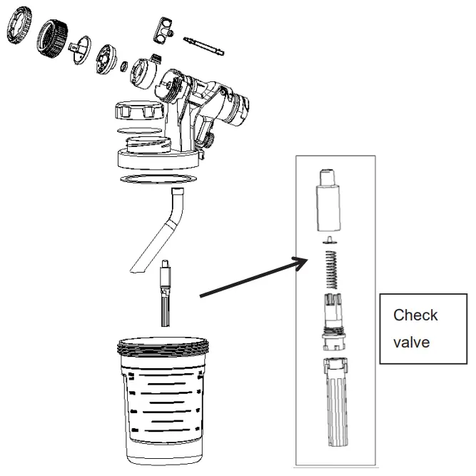 NORDIC SG L0118 18V Cordless Spray Gun - Figure 2
