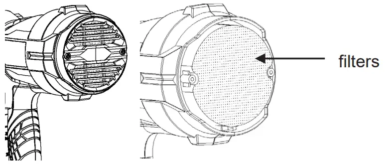NORDIC SG L0118 18V Cordless Spray Gun - filter guard