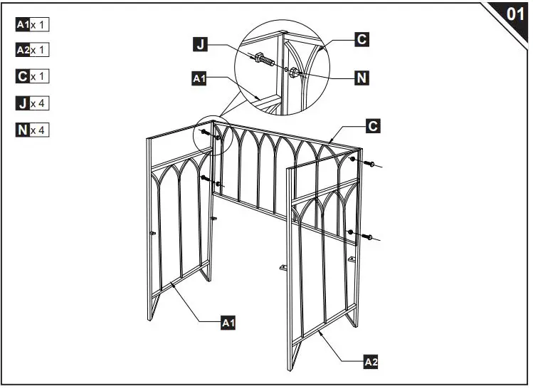 Outsunny 84B-245 Garden Chairs-fig3
