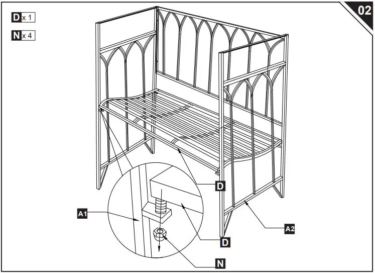 Outsunny 84B-245 Garden Chairs-fig4