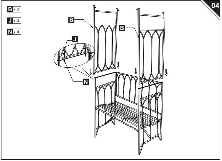 Outsunny 84B-245 Garden Chairs-fig6