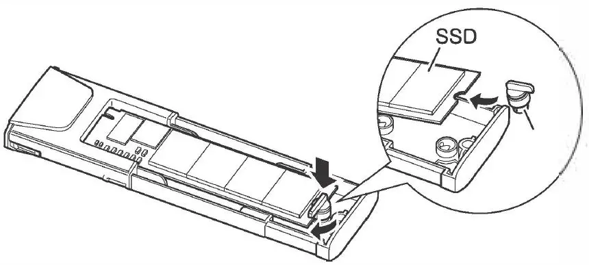Simplecom SE504-USB-3-2 Gen-2-USB-C-Enclosure-10Gbps-Tool-Free-fig- (4)