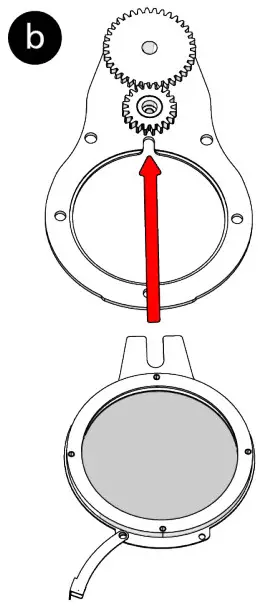 Install the diffusion carrier.