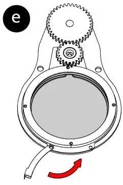 Install the diffusion carrier.