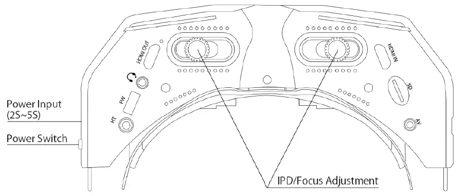 DIVIMATH HDZ3510 HDZero Goggle 1