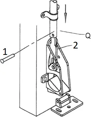 Tell Manufacturing 7400 Series Surface Vertical Rod c8