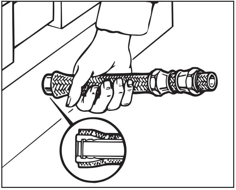 Danfoss AQP Teflon Racing Hose - step 2
