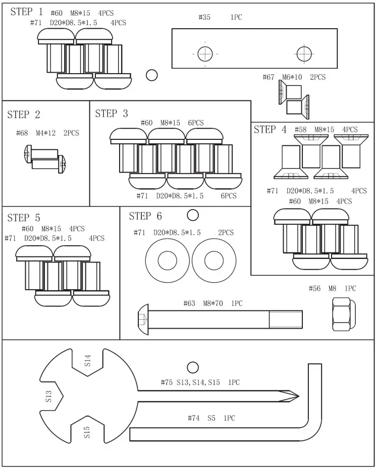 SUNNY HEALTH FITNESS SF RW5713 Smart Obsidian Surge 500 Meter Water Rowing Machine - HARDWARE PACKAGE