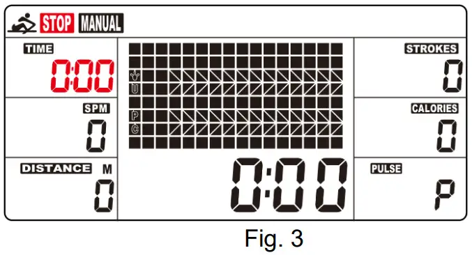 SUNNY HEALTH FITNESS SF RW5713 Smart Obsidian Surge 500 Meter Water Rowing Machine - heart rate