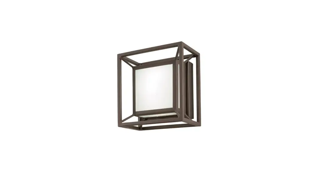 George Kovacs P1202-287-l Outline Sand Bronze Outdoor Hardwired Pocket Lantern Sconce Instruction Manual