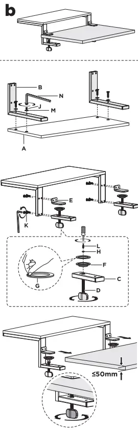 SpeaKa-PROFESSIONAL-SP-VDR-002-Desktop-Riser-fig 3