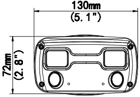 WORLD EYECAM 1025 Waterproof Bullet Network Camera A5a